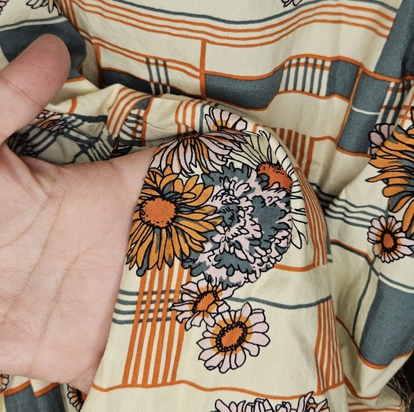 Modcloth Cream and Brown Sleeveless Sundress - Picture 7 of 8